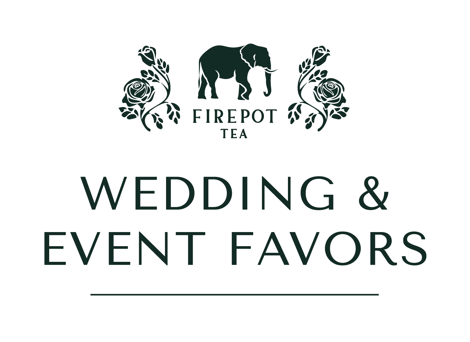 image of text: firepot logo, wedding and event favors image of text: firepot logo, wedding and event favors