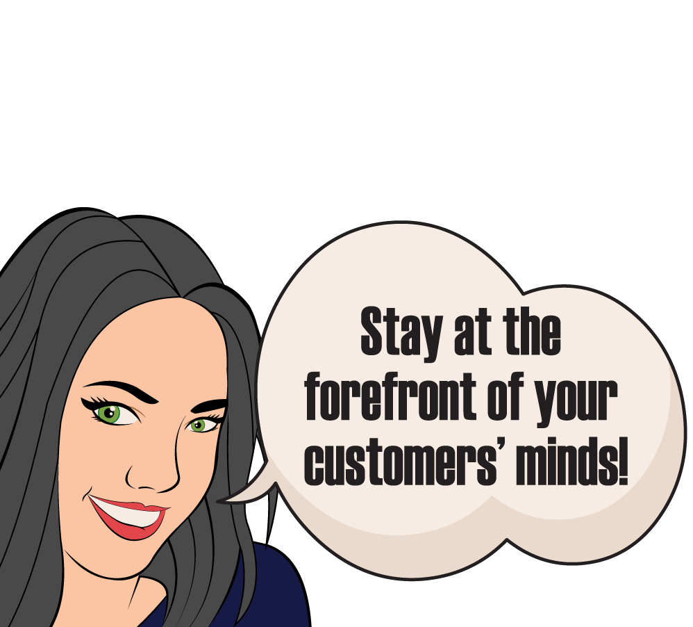 Stay in the forefront of your customers' minds with newsletter and email writing