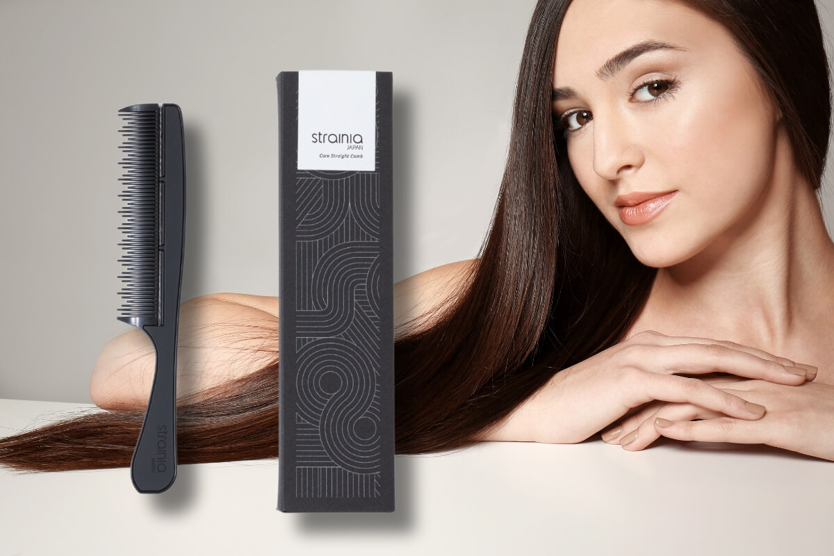 Strainia Care Straight Comb - japanischer Kamm