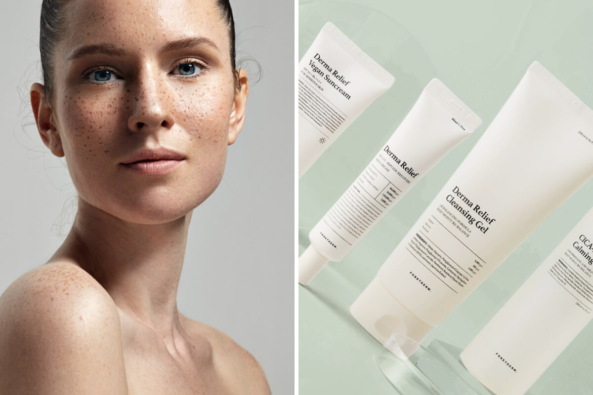 DIE 4-SCHRITTE-PFLEGEROUTINE VON FORETDERM GEGEN ROSACEA