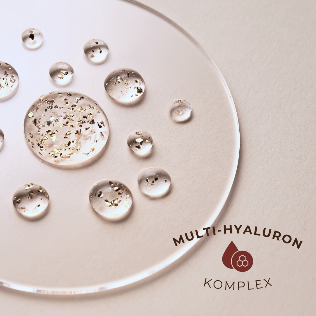 Intensive Feuchtigkeitsversorgung dank Multi-Hyaluron-Komplex