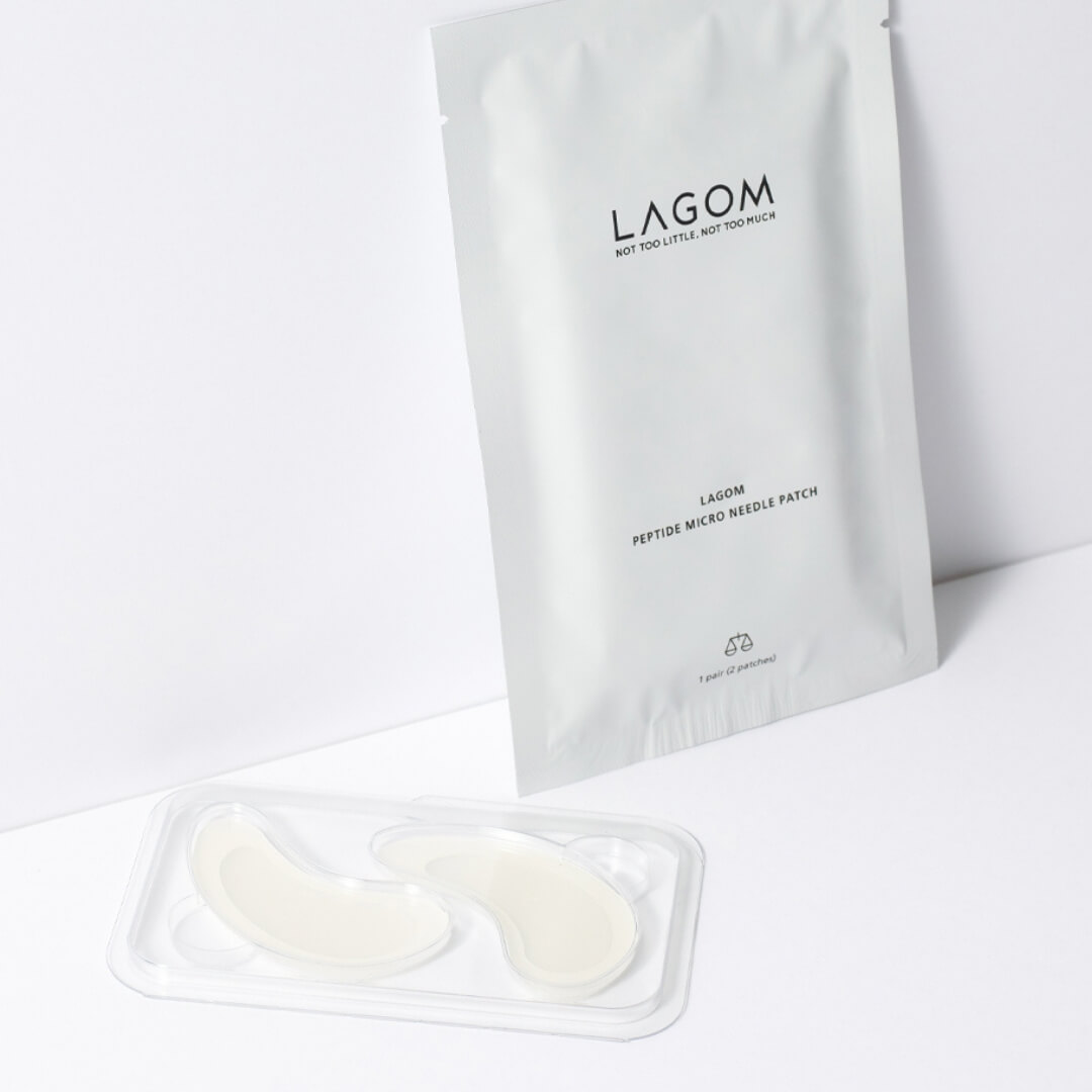 Lagom Peptide Microneedle Augenpatches - Perfekt für alle, die sich in kürzester Zeit sichtbare Ergebnisse wünschen