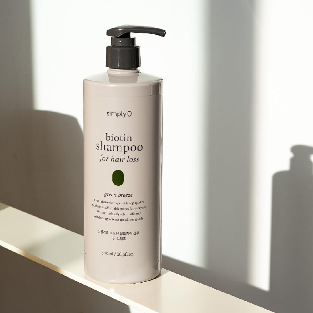 Biotin Shampoo gegen Haarausfall - Hochkonzentriertes Biotin für gestärktes und widerstandsfähiges Haar