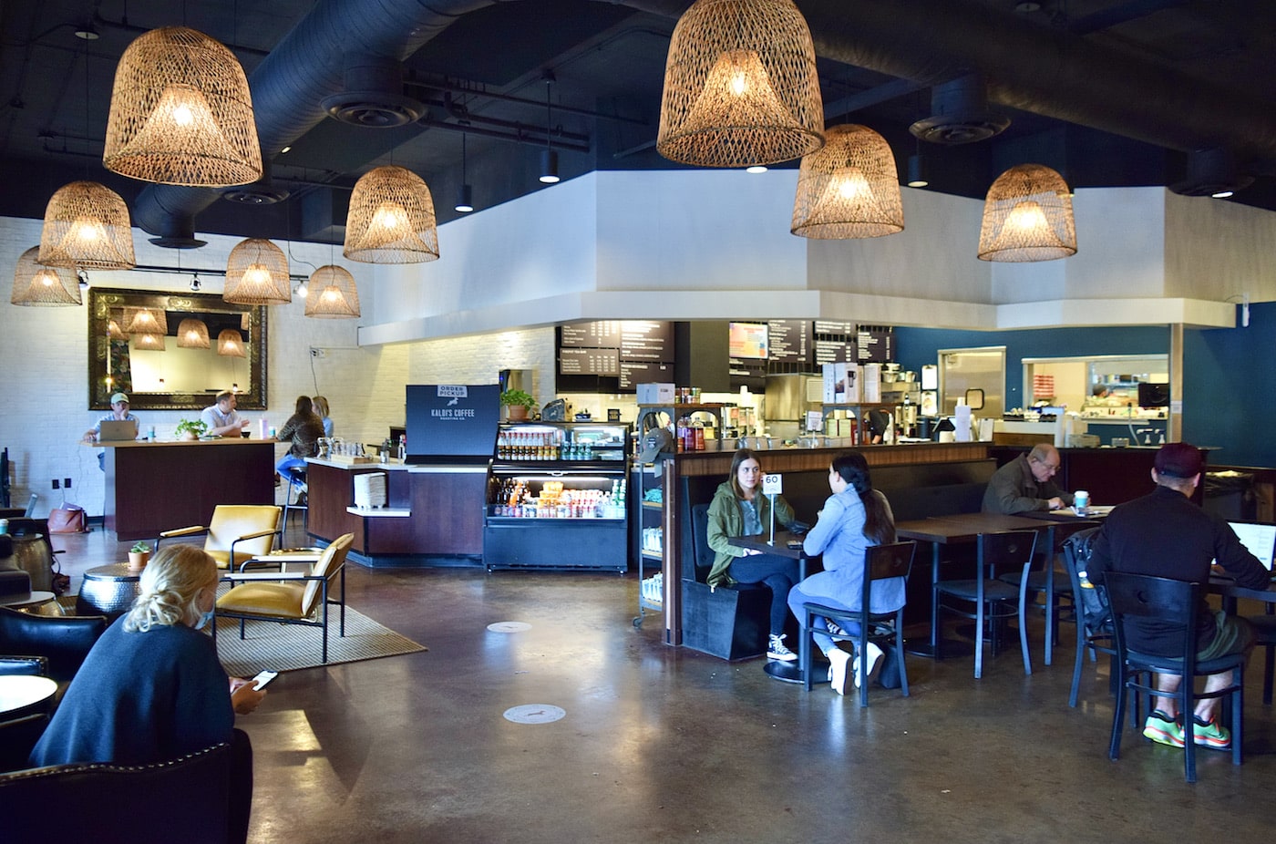 Interior shot of Kirkwood cafe