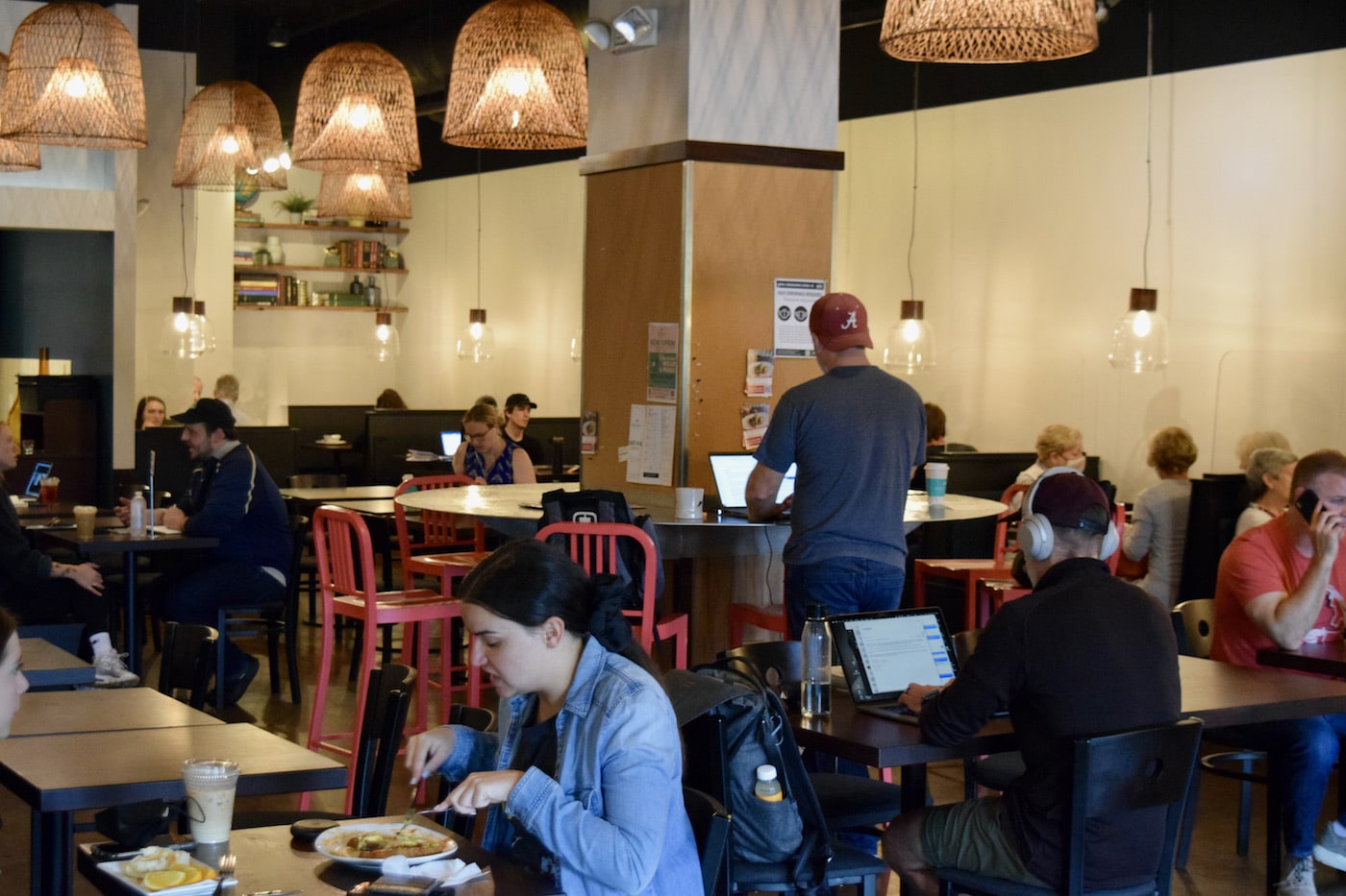 Interior of Kirkwood cafe